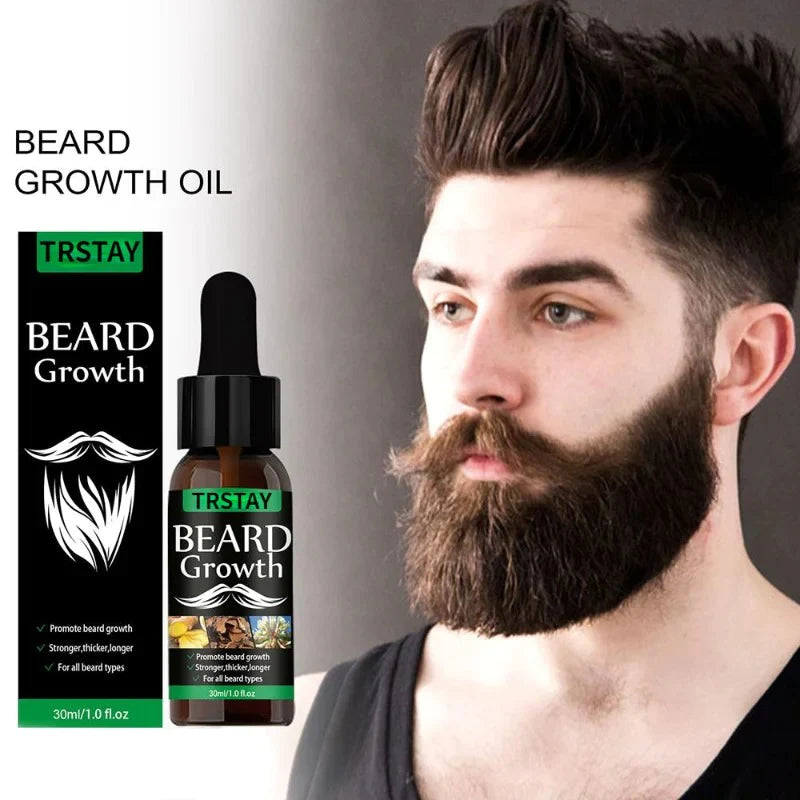 Ulei esential pentru cresterea barbii 1+1 Gratis !