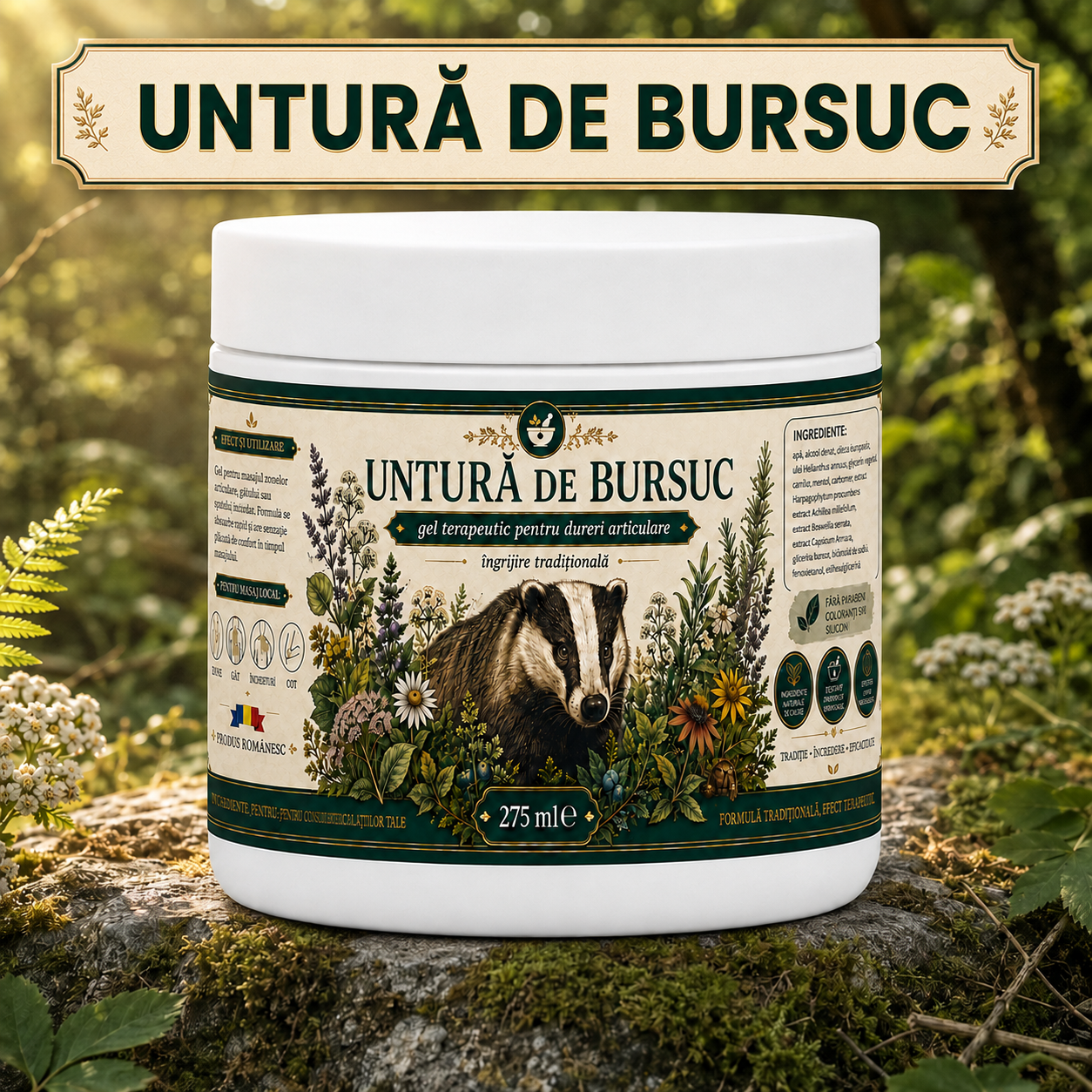 Untura de bursuc 275 ml