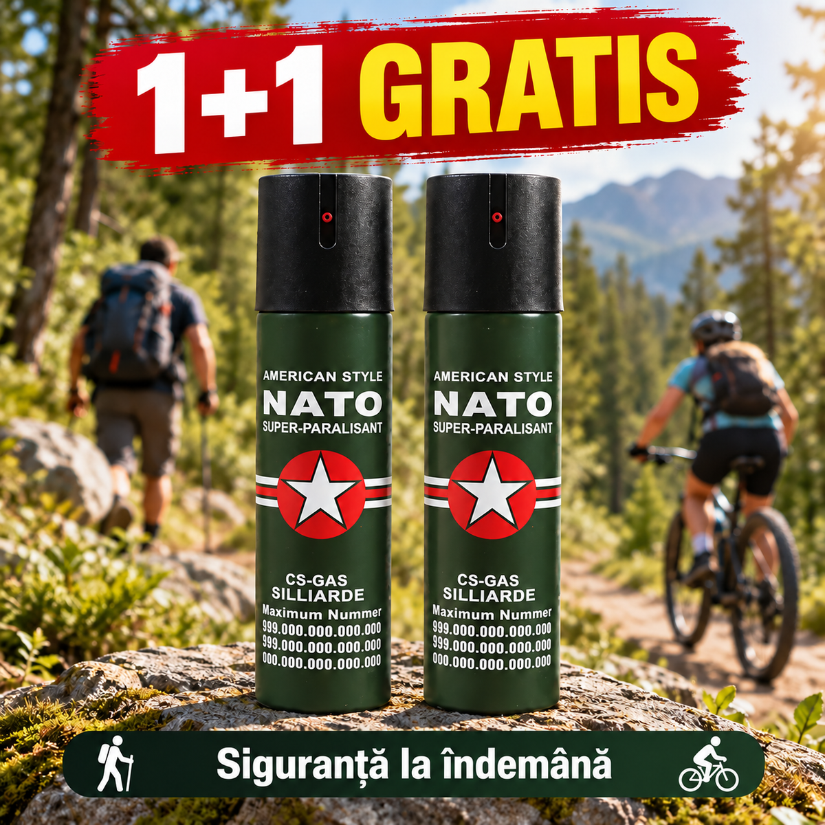 Spray pentru siguranta personala 1+1 GRATIS