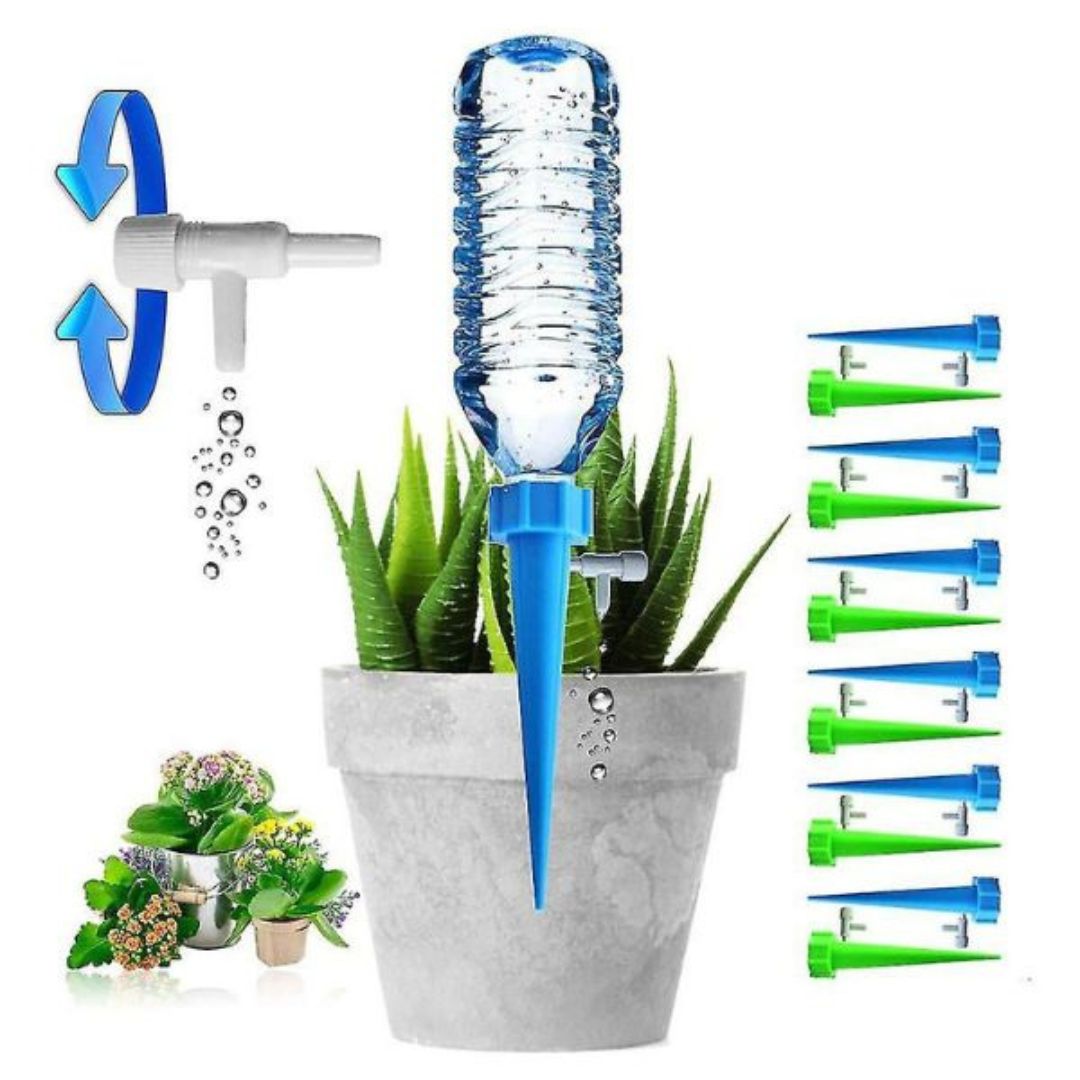 SET 10 PICURĂTOARE CU VALVĂ PENTRU IRIGARE PLANTE!