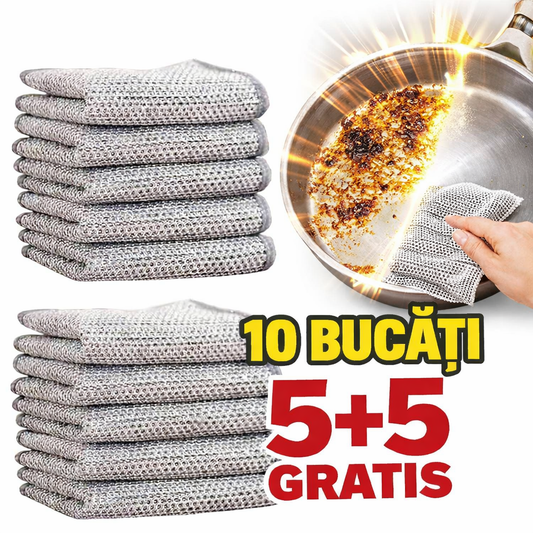 (5+5 Gratis) Lavete abrazive duble